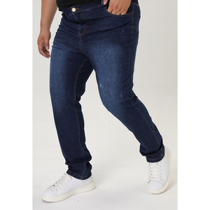 <span class=keywords><strong>Jean</strong></span> droit confortable et décontracté pour homme, grande taille, avec poche arrière, style déchiré et surpiqué, vente en gros 2025 - Product Image 4