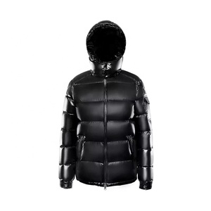 Unisex Winter Puffer Jacket Customized Shiny Quilted American Style Warm Windbreaker <b>Bubble</b> <b>Coats</b> Formal and Comfortable - Product Image 1