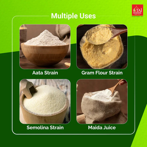 Tamis à farine SS Moon Sieve Aata Maida pour usage commercial, tamis à farine et secoueur manuel pour la maison, l'hôtel et la cuisine - Product Image 5