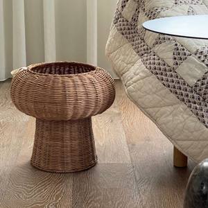 Vase en rotin tissé à la main élégant, panier décoratif naturel pour la maison, décoration durable pour la maison, vase en provenance du Vietnam - Product Image 2