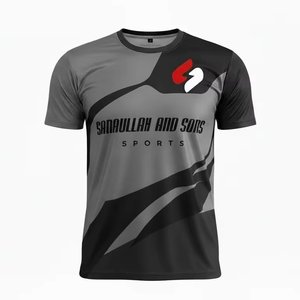 เสื้อยืดกีฬาผู้ชายแบบกำหนดเอง โพลีเอสเตอร์ ระบายอากาศ แห้งเร็ว น้ำหนักเบา แขนสั้น สำหรับออกกำลังกาย วิ่ง ฟิตเนส - Product Image 1