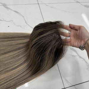 Cabello Humano Virgen Vietnamita Liso con Mechas Balayage, Extensiones de Cabello Natural Remy - Product Image 1