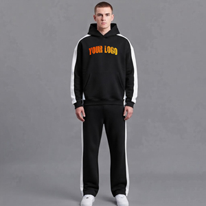Ensemble de survêtement pour homme, design confortable, idéal pour l'entraînement, vêtements de sport de haute performance, veste et pantalon, tissu extensible et respirant - Product Image 4