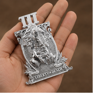 Colgante de Calavera de la Muerte de Plata 925 Personalizado para Hombre, Estilo Hip Hop, con Diamante Moissanita VVS, Joyería de Alta Gama para Hombre - Product Image 2