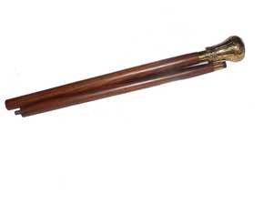 Home Decor Solid Brass Royal Handle Wooden <b>Walking</b> <b>Stick</b> Nautical Style <b>Folding</b> Cane Luxury Decorative Support Cane - Product Image 5
