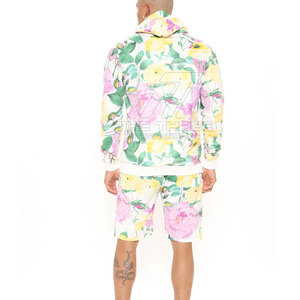 Conjunto de Sudadera con Capucha y Pantalones Cortos de Invierno para Hombre, Hecho a Medida, de Alta Calidad, 100% Algodón - Product Image 2