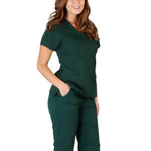 Top Quality Wholesale Custom Scrub Nursing Uniform Summer Hospital Scrubs Medical Uniforms Classic Medical Scrubs 2026 - Product Image 2