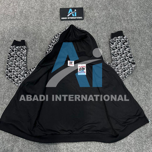 เสื้อฮู้ดดี้ Asali สีดำคุณภาพสูงสำหรับผู้ชาย พร้อมซิปเต็มตัว พิมพ์ลายสกรีน ปักลาย ดีไซน์สวยที่สุด - Product Image 3
