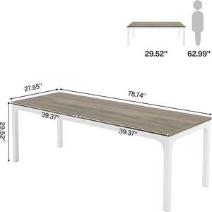 โต๊ะประชุมทรงสี่เหลี่ยมผืนผ้าสำหรับสำนักงาน-โต๊ะคอมพิวเตอร์ - Product Image 6