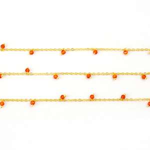 El Joyero Cadena de Rosario Colgante de Cornalina - Product Image 2