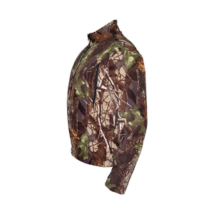 Logo personnalisé, veste en polaire unisexe, softshell 100% polyester, respirante, imperméable, impression par transfert de chaleur, performance pour la chasse - Product Image 5