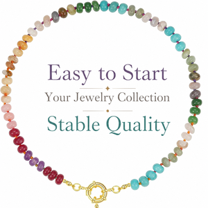 Collier de perles en pierres précieuses colorées, fabrication rapide, faible MOQ, pour boutiques de bijoux - Product Image 4