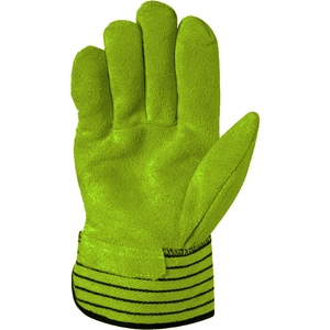 Gants de sécurité antistatiques en cuir de vachette pleine fleur de qualité supérieure, résistants à la chaleur et anti-perforation, pour la construction et le travail en hauteur (type Rigger canadien) - Product Image 2