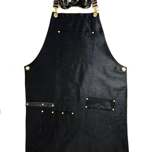 Delantal de Trabajo Personalizado con Logotipo, sin Mangas, Reutilizable, Duradero, de Poliéster, con Múltiples Bolsillos, para Floristas, Electricistas, Jardineros, Cafeterías - Product Image 4