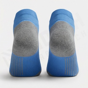 Blue Ankle <b>Socks</b> Breathable Knitted <b>Polyester</b> Spandex Running Sport <b>Socks</b> for Adults Summer Thin Fit - Product Image 2