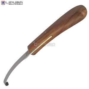Cuchillo de Herrador LIPUMA EDGELINE de 21.5 cm, Hoja Ancha de Doble Filo de Acero Inoxidable con Empuñadura de Madera Fina, Profesional y Multiusos - Product Image 2