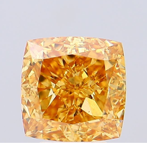 Diamant de laboratoire CVD certifié IGI 4,86 CT, taille coussin, couleur jaune brunâtre vif fantaisie, clarté VS2, 638444363 ROYAL GEMS pour - Product Image 3
