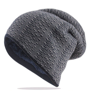 Wholesale Custom Knit <b>Skull</b> <b>Cap</b> Warm Winter Beanie Stretchable Reversible All Design Travel Unisex Polyester/Cotton Custom Color - Product Image 1