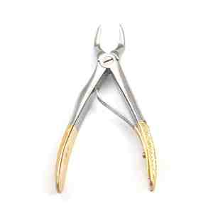 Forceps d'extraction dentaire en acier inoxydable de qualité supérieure, plaqués or, instruments chirurgicaux dentaires - Product Image 3