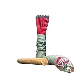 Manche de balai en bois du Vietnam, revêtement PVC, couleur rouge, 120 cm et 70 cm, écologique, léger - Product Image 1