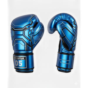Guantes de entrenamiento personalizados para saco de boxeo, guantes de boxeo al por mayor de cuero PU, guantes de entrenamiento con logo personalizado - Product Image 2