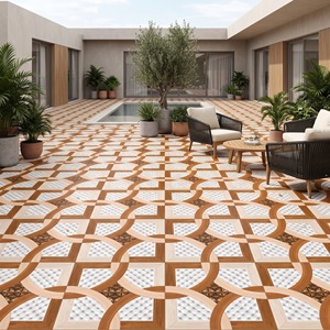 Carreaux en porcelaine 20 mm 600x600 mm mats résistants aux acides pour revêtements de sol extérieurs résidentiels et commerciaux - Product Image 4