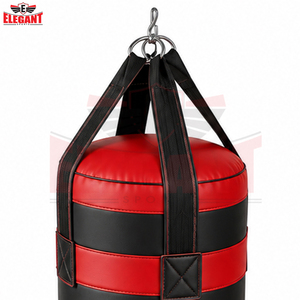 Sac de frappe et sacs de sable en cuir lourd personnalisés 2026, adaptés au Taekwondo et au Muay Thai, avec crochet à chaîne métallique - Product Image 6