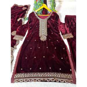 Designer Party Wear Top-Bottom and Beautiful Dupatta <b>Other</b> <b>Ethnic</b> <b>Accessories</b> - Product Image 6