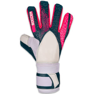 Guantes de Portero de Fútbol Antideslizantes Personalizados de Fábrica, Material PU Profesional, Protección para Dedos y Pulgar, Cierre de Gancho y Bucle - Product Image 3