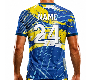 Maillot de football sans manches personnalisé OEM, respirant, motif géométrique, 100 % polyester, anti-rétrécissement, bretelles réglables, impression numérique, 140g - Product Image 4