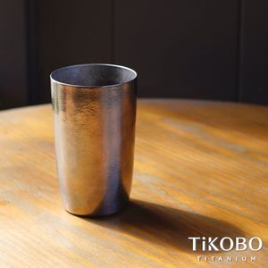 TiKOBO Pure Titanium 480ml Insulated Cup | <b>Double</b>-<b>Walled</b> Egg-Shaped <b>Mug</b> for Hot & Cold Drinks (Zero Metallic Taste) - Product Image 1