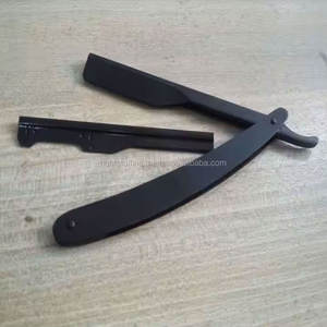 Navaja de Afeitar Recta Premium para Hombre, Navaja Clásica de Barbero con Mango Giratorio, Cuchillas Reemplazables, Herramienta Profesional de Aseo para Barberos - Product Image 2