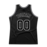 Maillots de basket rétro américains personnalisés en mesh avec impression lumineuse du nom de l'équipe, séchage rapide, respirants, pour l'entraînement universitaire, unisexes