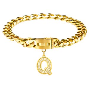 Colgante de Letra Inicial en Oro para Collar de Perro, Amuleto Personalizado de Lujo para Mascotas, Accesorio Elegante - Product Image 3