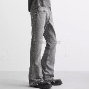 Pantalones acampanados para hombre a bajo precio, pantalones acampanados de moda para hombre, pantalones acampanados transpirables para hombre, hechos en Pakistán - Product Image 3