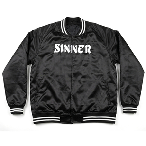 Vestes bomber pour hommes en tissu satiné, couleur noire, streetwear urbain, nouvelle arrivée, vêtements d'hiver, haute qualité, design tendance, OEM ODM, sur mesure - Product Image 1