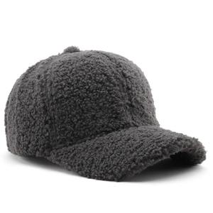 Unisex Faux Fur Baseball <b>Cap</b> <b>Winter</b> Warm Casual Hat For Adults 56-58CM Adjustable Fit Multiple Colors Available - Product Image 4