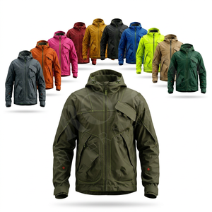 100% Polyester Textile Waterproof Outdoor Motorbike Safety Jacket with Multiple Pockets and Adjustable Hood Riding Gear Jackets - Product Image 1