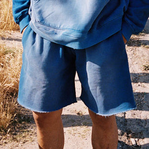 Ensemble de shorts en molleton délavé pour hommes, logo personnalisé, French Terry, streetwear vintage, écologique, 100% coton, fabricant - Product Image 2