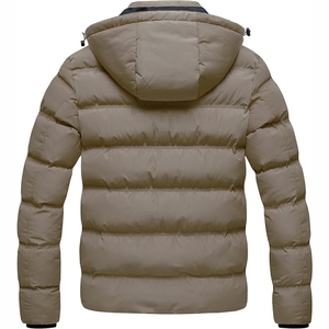 Fashion Style Premium Custom Spring Warm <b>Padded</b> High Quality Unisex Puffer Jacket with Hood Camouflage Embroidery - Product Image 2