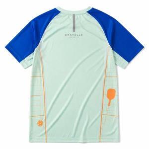 Custom Pickleball Team Jersey Royal Blue <b>Lime</b> Moisture Wicking Sports Shirt Athletic Jersey - Product Image 3