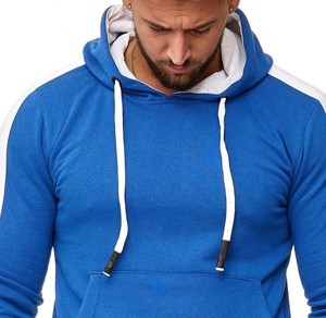 Sudadera con capucha y cremallera para hombre, de algodón premium, forro polar, impermeable, transpirable, con bolsillo, proveedor de fábrica al por mayor OEM ODM - Product Image 4