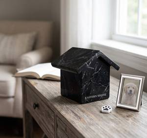 Marble Pet Cremation Urn <b>Dog</b> Cat <b>Memorial</b> Keepsake Handmade Wholesale Manufacturer - Product Image 3