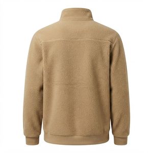 mens <b>sherpa</b> pullover hoodie with 500gsm fleece <b>fabric</b> private label service for independent retailers - Product Image 3