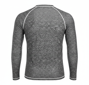 Camiseta Deportiva de Compresión Personalizada Unisex de Manga Larga, para BJJ, MMA, Jiu Jitsu, Grappling, Entrenamiento No Gi, Sublimación - Product Image 3