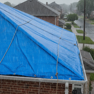 Bâche de protection contre les fuites de toiture pour chantier de construction, bâche de protection contre les intempéries, bâche de réparation de fuites de toiture, bâche imperméable - Product Image 6