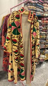 Velvet Breathable Embroidered Floral Jacket Full Sleeve Button <b>up</b> Collar Handmade <b>Open</b> Front Autumn Women's Regular GIFT for HER - Product Image 6