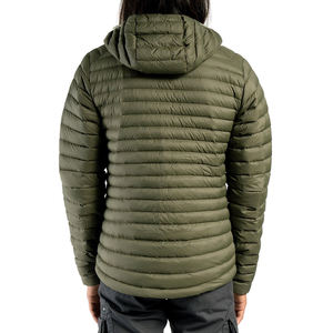 Chaquetas personalizadas para hombre, abrigos de invierno de alta calidad, chaquetas acolchadas con tela brillante, chaquetas con cremallera, tallas grandes, chaquetas acolchadas para hombre. - Product Image 3