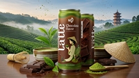 Boisson au chocolat matcha 325 ml, jus de fruits NFC, boisson en conserve, emballage en conserve