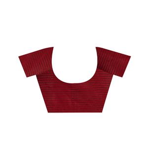 Nouvelle collection de saris en soie/coton tissés à la main, légers et écologiques, gris et noir, motif Buti, design élégant pour les mariages féminins - Product Image 4